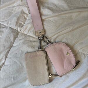 lululemon athletica dual pouch wristlet